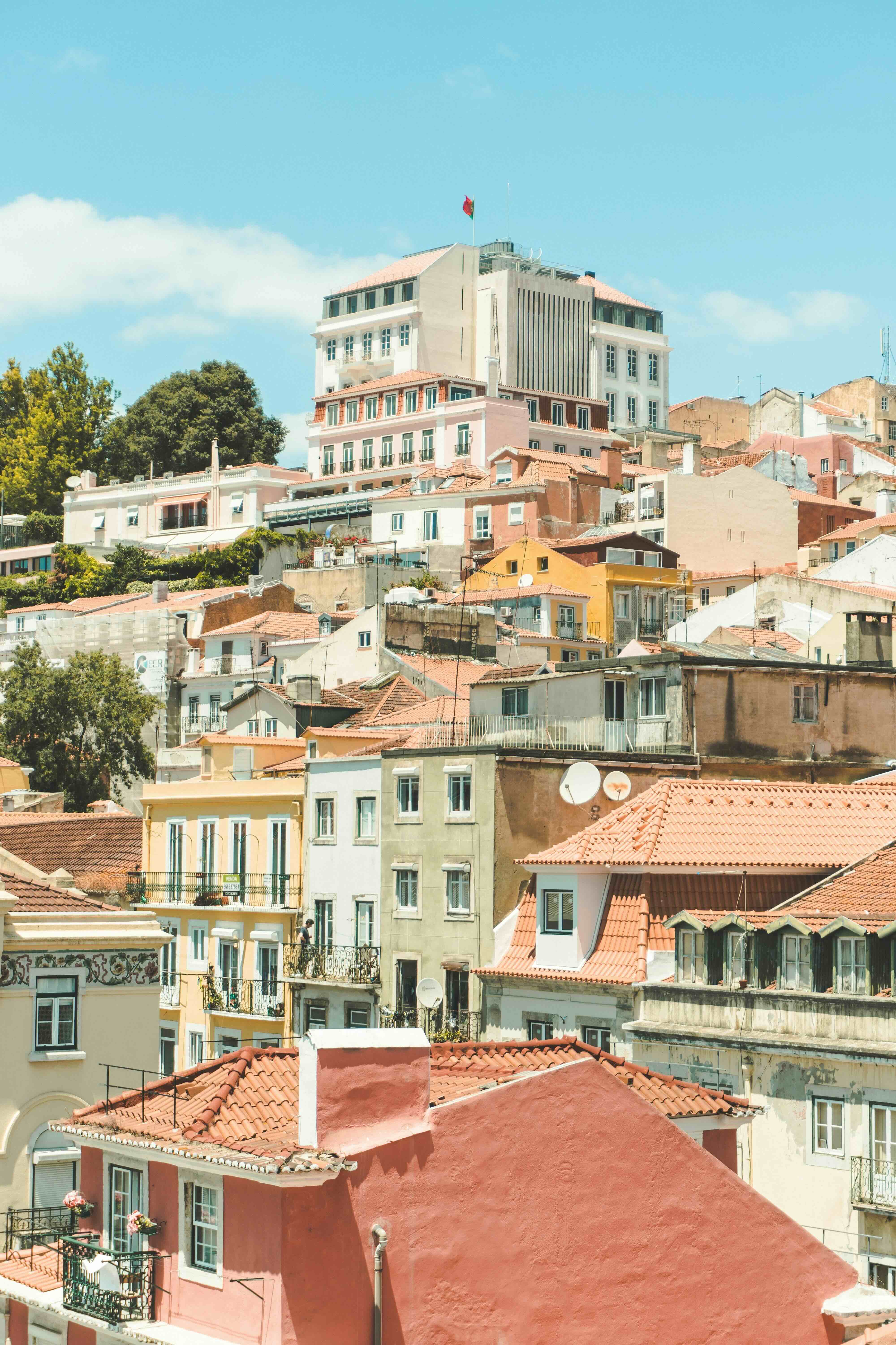 Portuguese architecture background